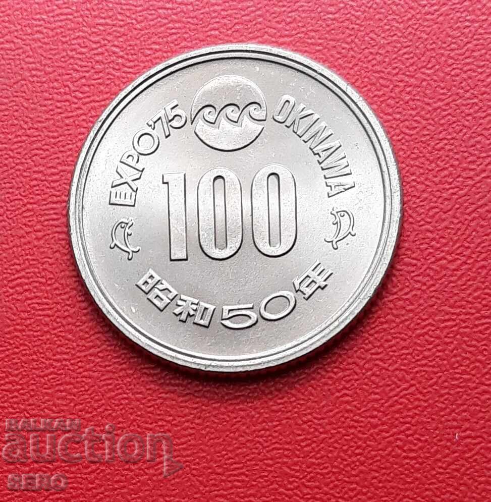 Japonia-100 yeni 1975-Expoziția Mondială EXPO 75 în Okinawa