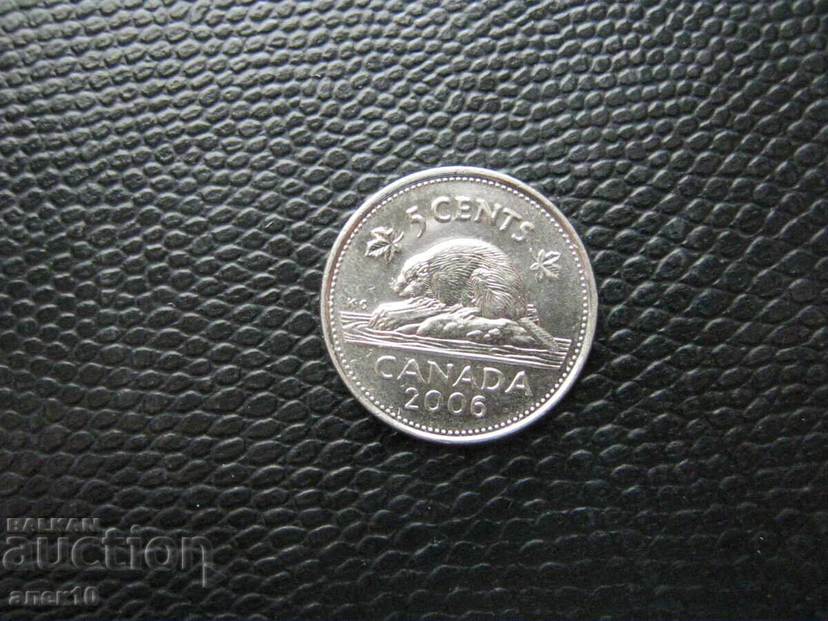 Канада  5   цент   2006   е