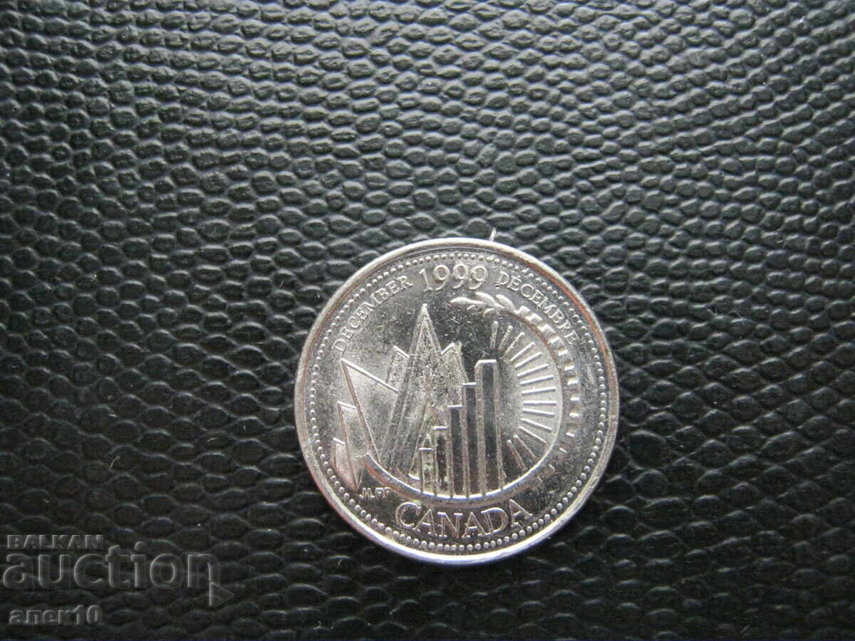 Καναδάς 25 σεντ 1999 e