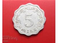 Malta-5 mils 1972