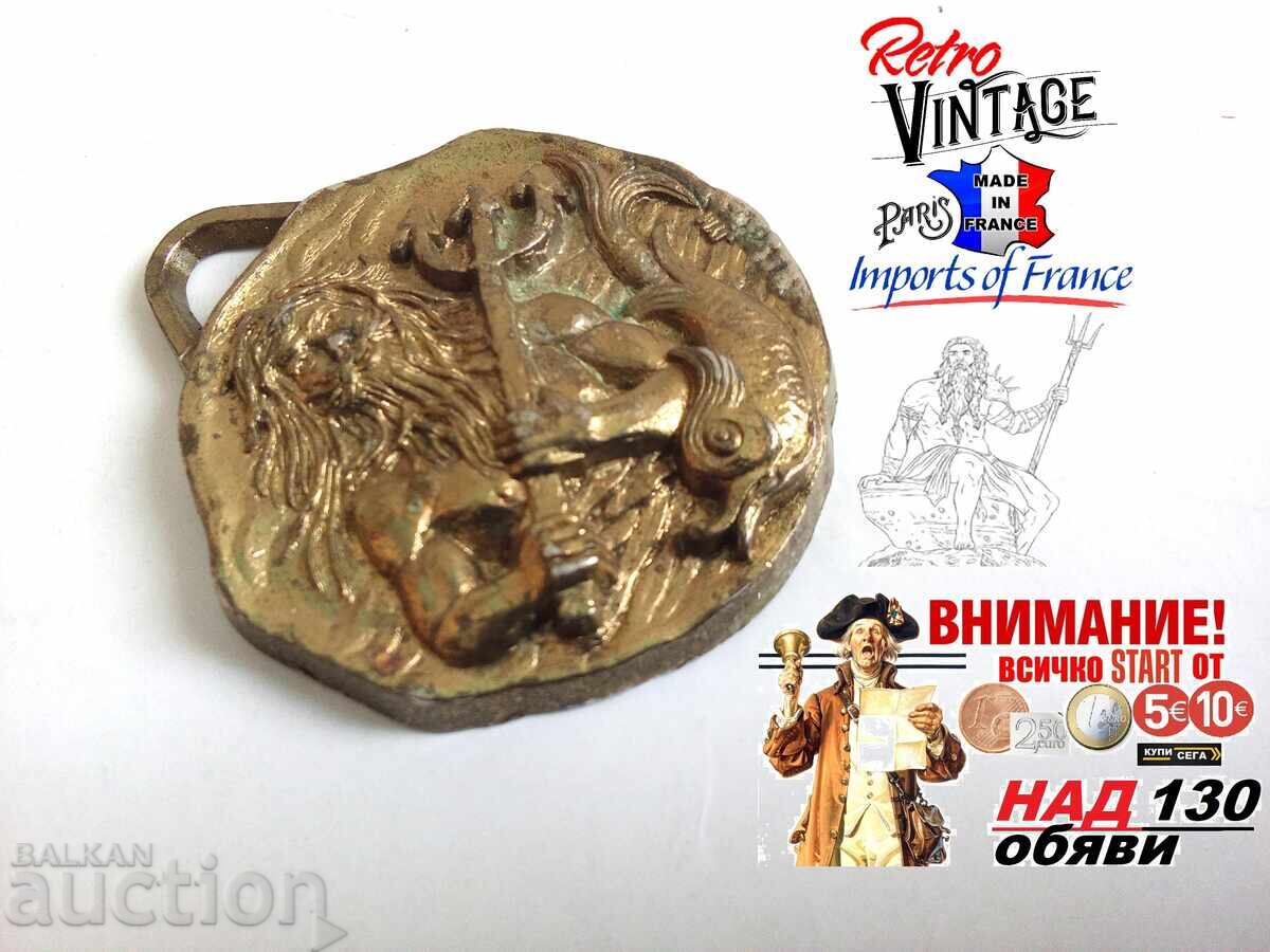 Χάλκινο μενταγιόν Aquaman - κρεμαστό ρουστίκ ναύτης