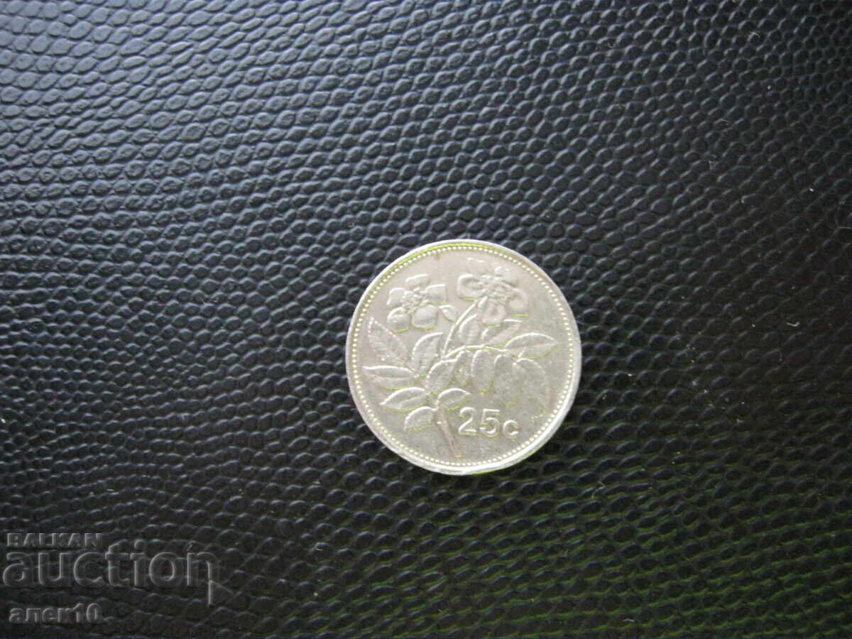 Μάλτα 25 σεντ 1986 e