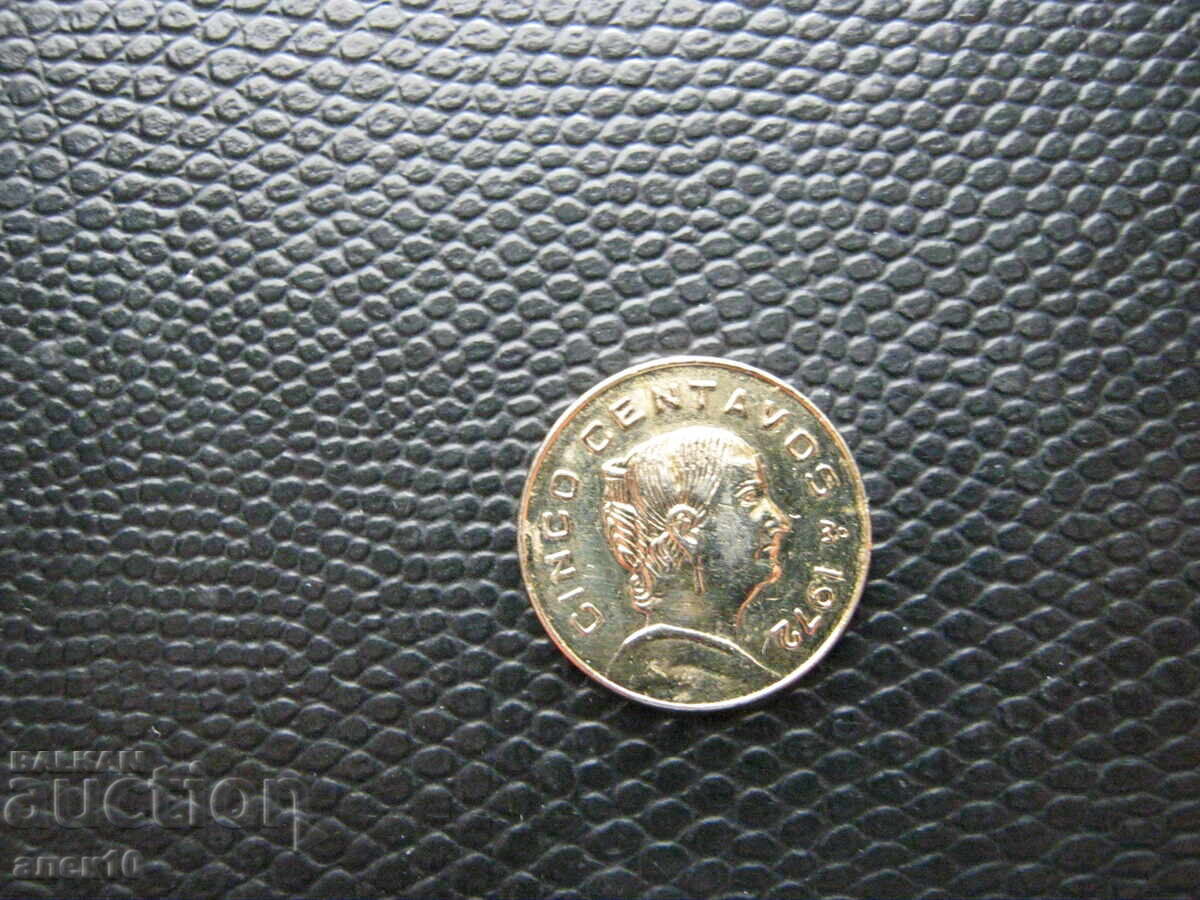 Mexic 5 centavos 1972 e