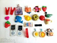 Lot of vintage fridge magnets