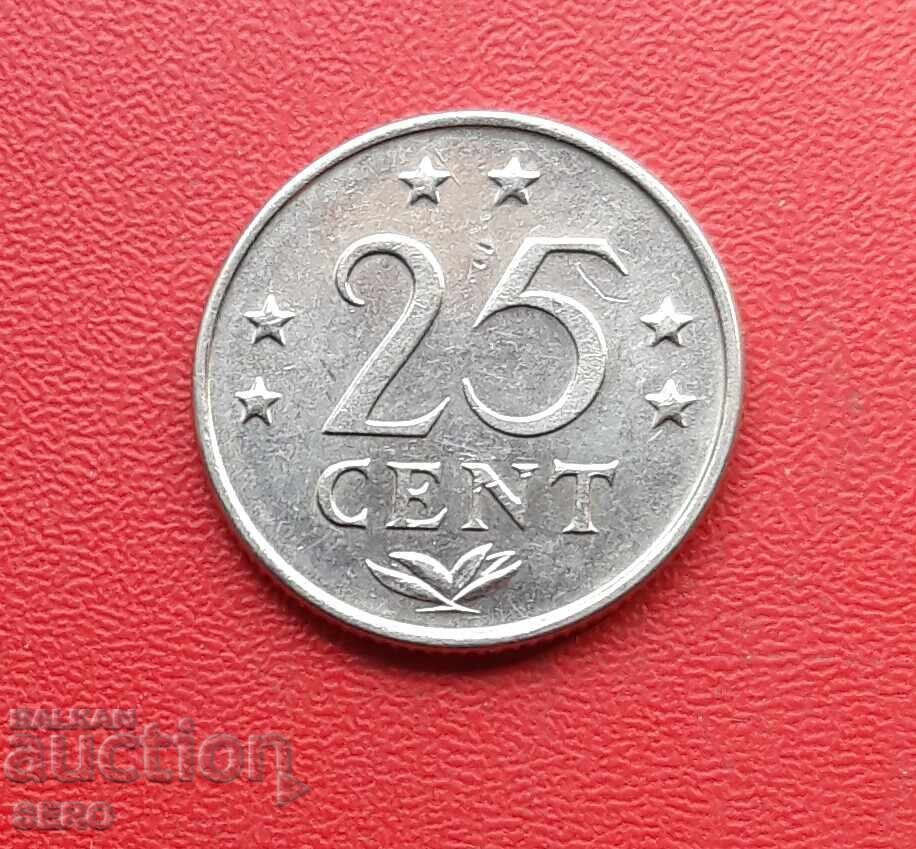 Ολλανδικές Αντίλλες-25 σεντς 1971 με τιμή € 0.61 | 1.19 BGN