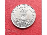 Нидерландски Антили-25 цента 1971