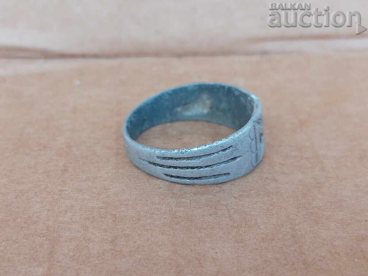 пръстен войнишко творчество с кръст WW1 WWI с цена € 21.00 | 41.07 лв.