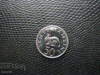 Tanzania 50 senti 1990 e