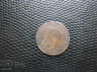 France 2 centimes 1854 A
