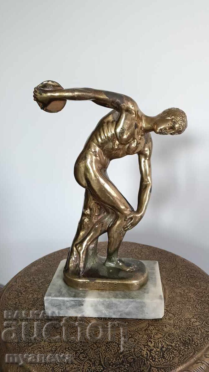 Παράδοση «Ο Δισκοβόλος», μεταλλικό αγαλματίδιο