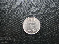 Ολλανδία 25 σεντ 1962 e