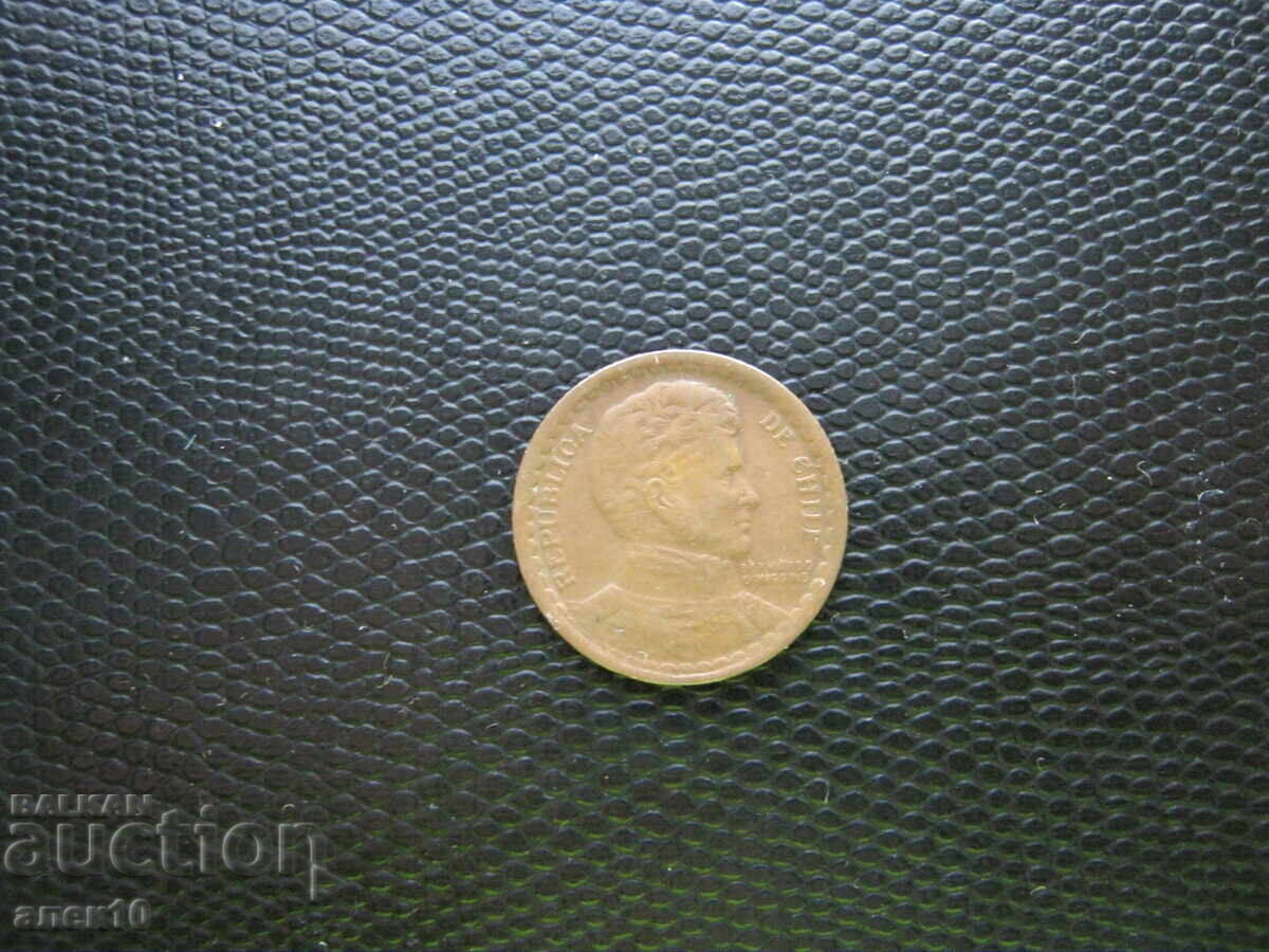 Chile 1 peso 1943 E with price € 0.40 | 0.78 BGN