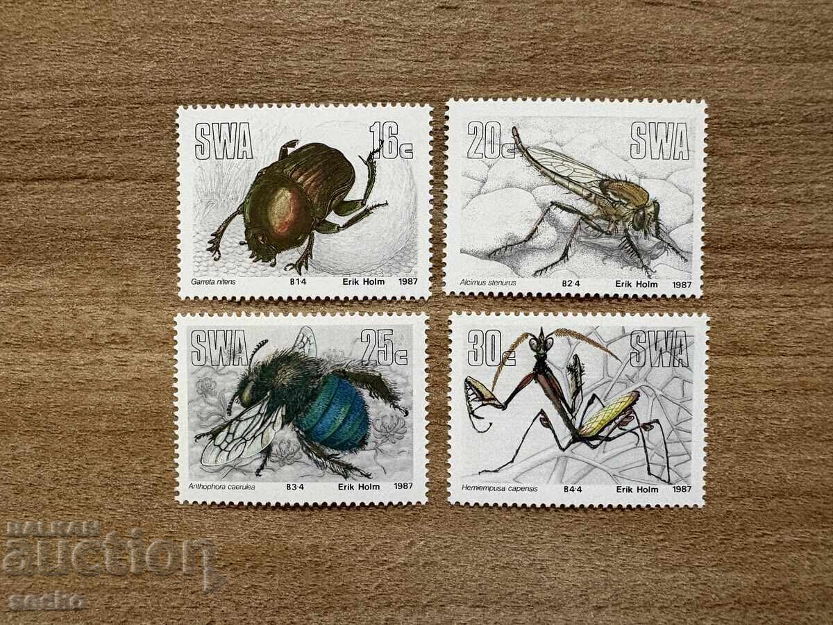 Africa de Sud-Vest - Insecte utile (1987) MNH