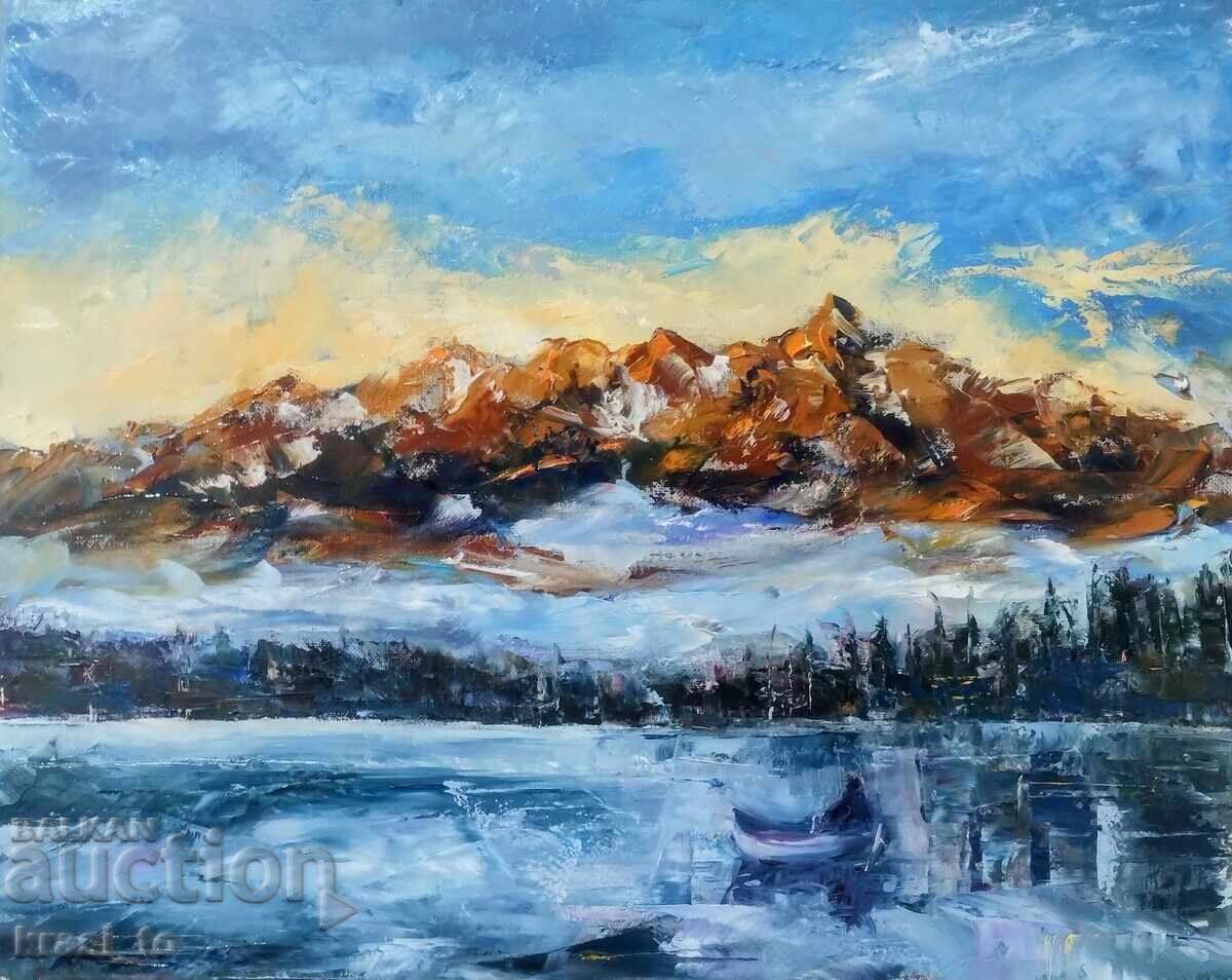 Author's picture. Oil paints on canvas.