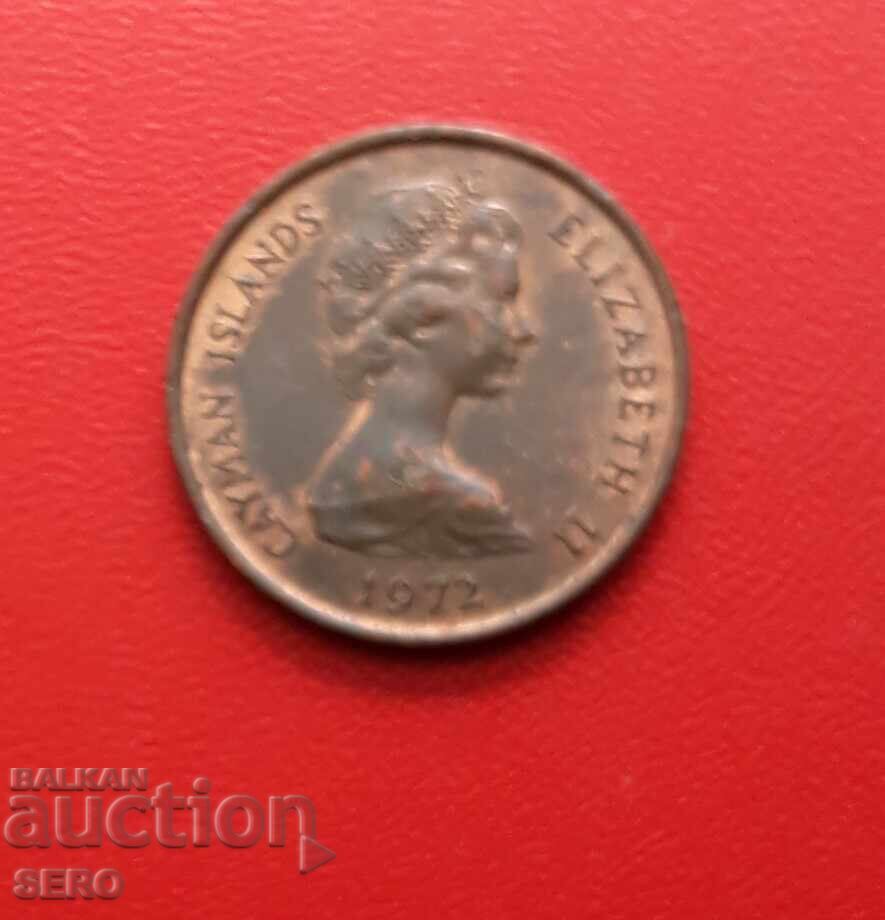 Cayman Islands-1 cent 1972 with price € 0.51 | 1.00 BGN
