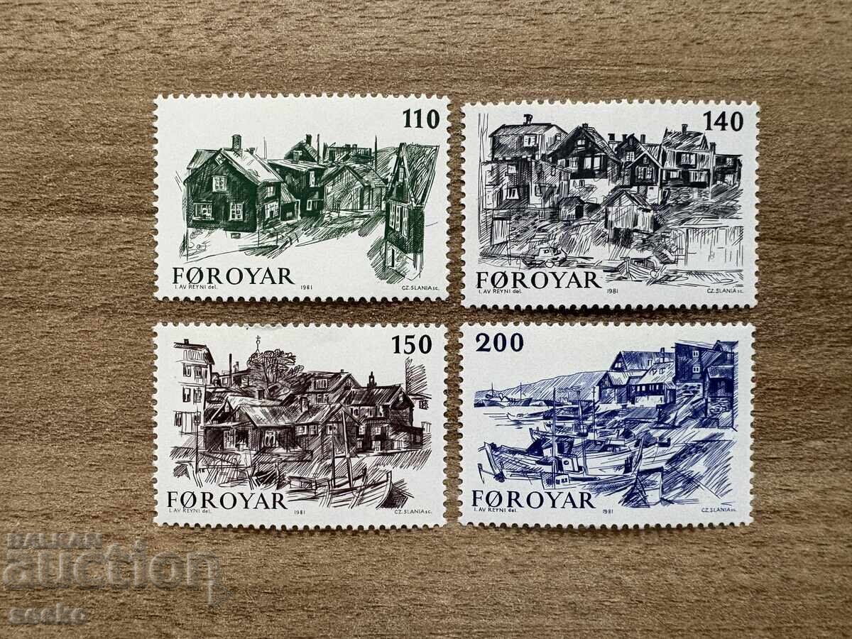 Фарьорски острови - Старият Торсхавн (1981) MNH