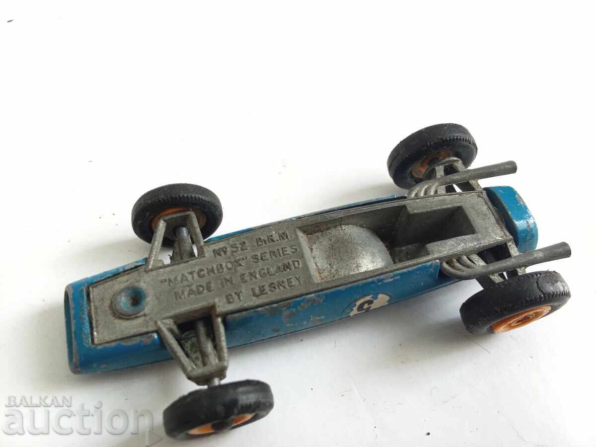 Παράδοση Ρετρό αγωνιστικό αυτοκίνητο Matchbox No.52 BRM του 1965