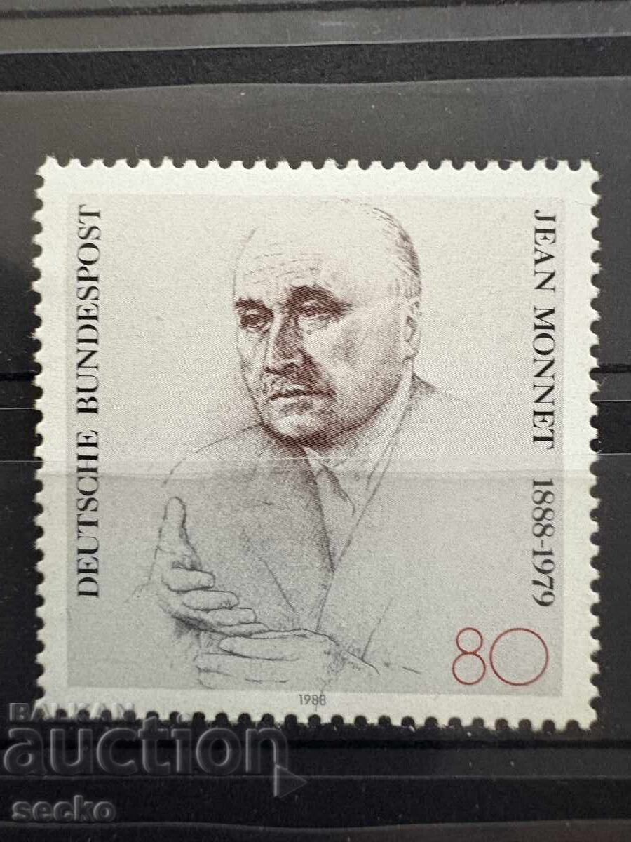 FRG/GFR - 100 χρόνια από τη γέννηση του Jean Monet... (1988) MNH