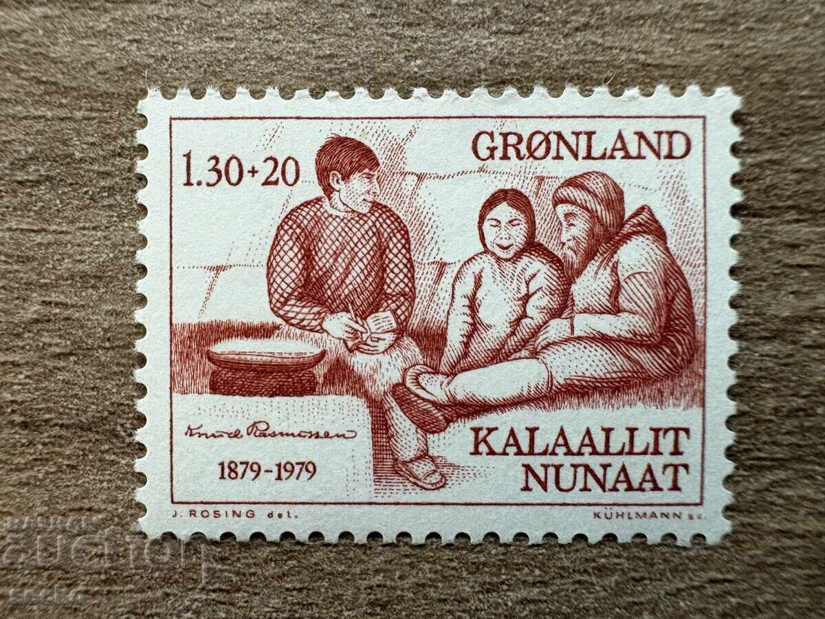 Grenlandiya - 100 g. ot rozhdenieto na Knud Rasmusen (1979) MNH