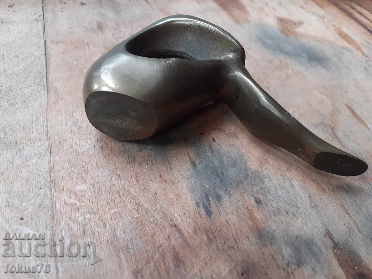 Доставка на Стара изящна статуетка фигура пластика масивен бронз