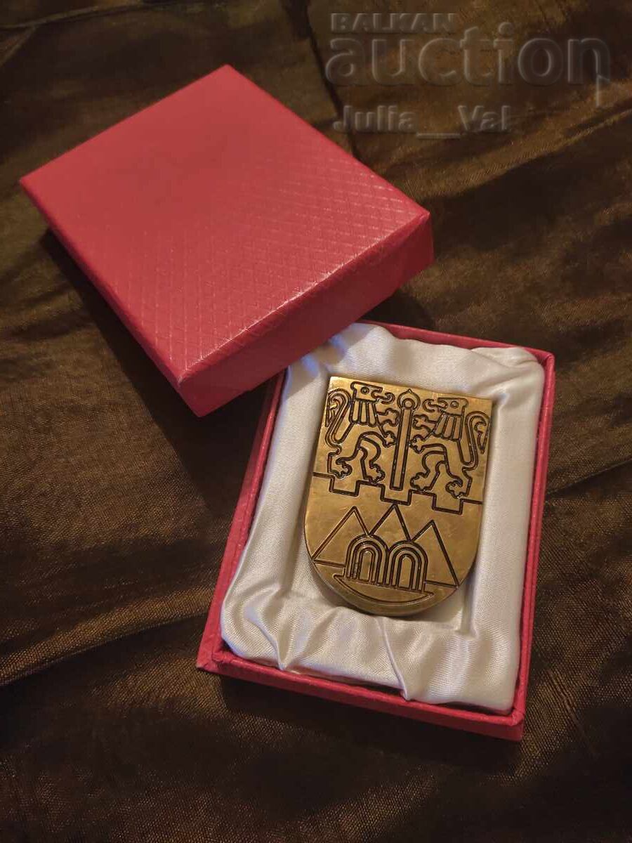 Plachetă foarte veche a orașului Loveci BZC de la 0.01 cenți