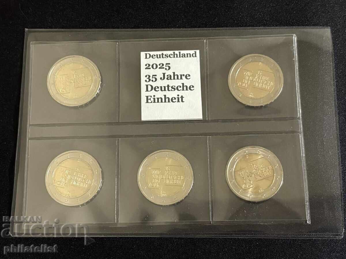 Germany 2025 – 2 Euro – 35 years of German reunification