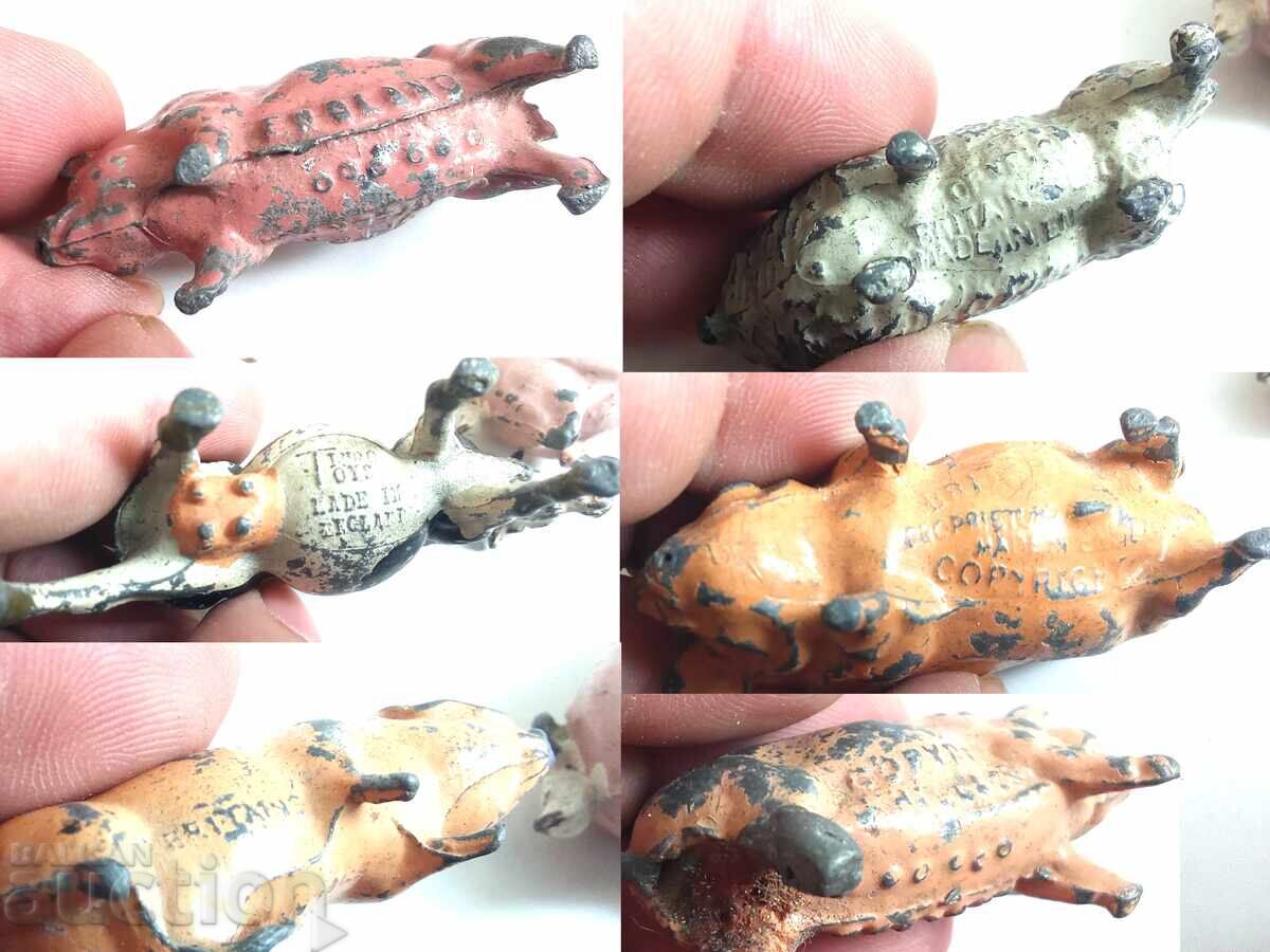 Delivery of Vintage Metal British / J Hill Cow Horse Pig Mix Job Lot