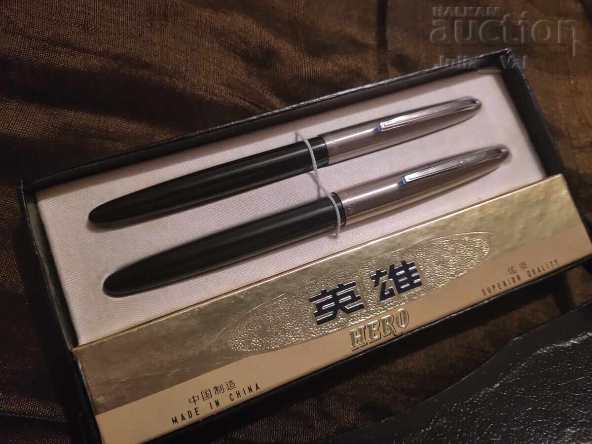 Stilou și pix HERO - Preț de pornire de la 0.01 cenți