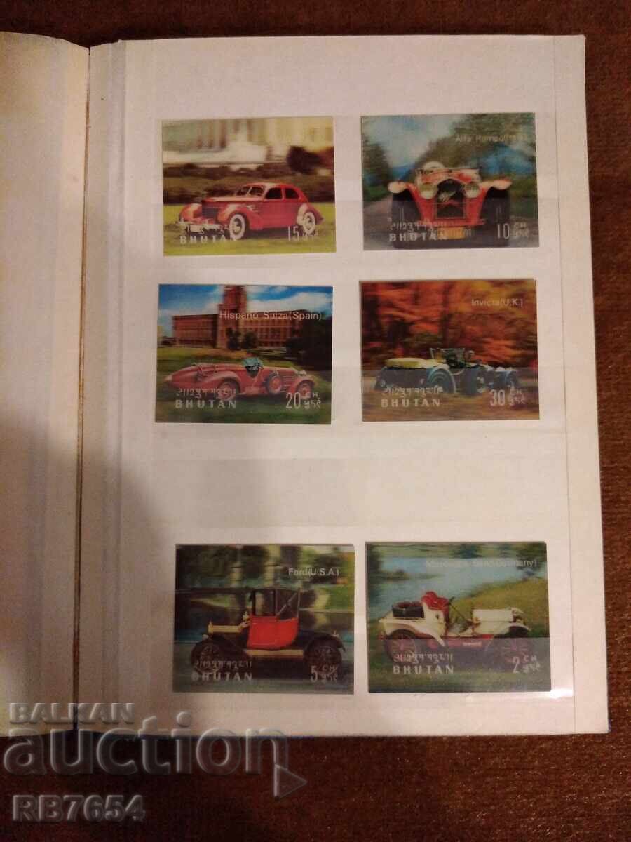 3D стерео марки - Ретро автомобили