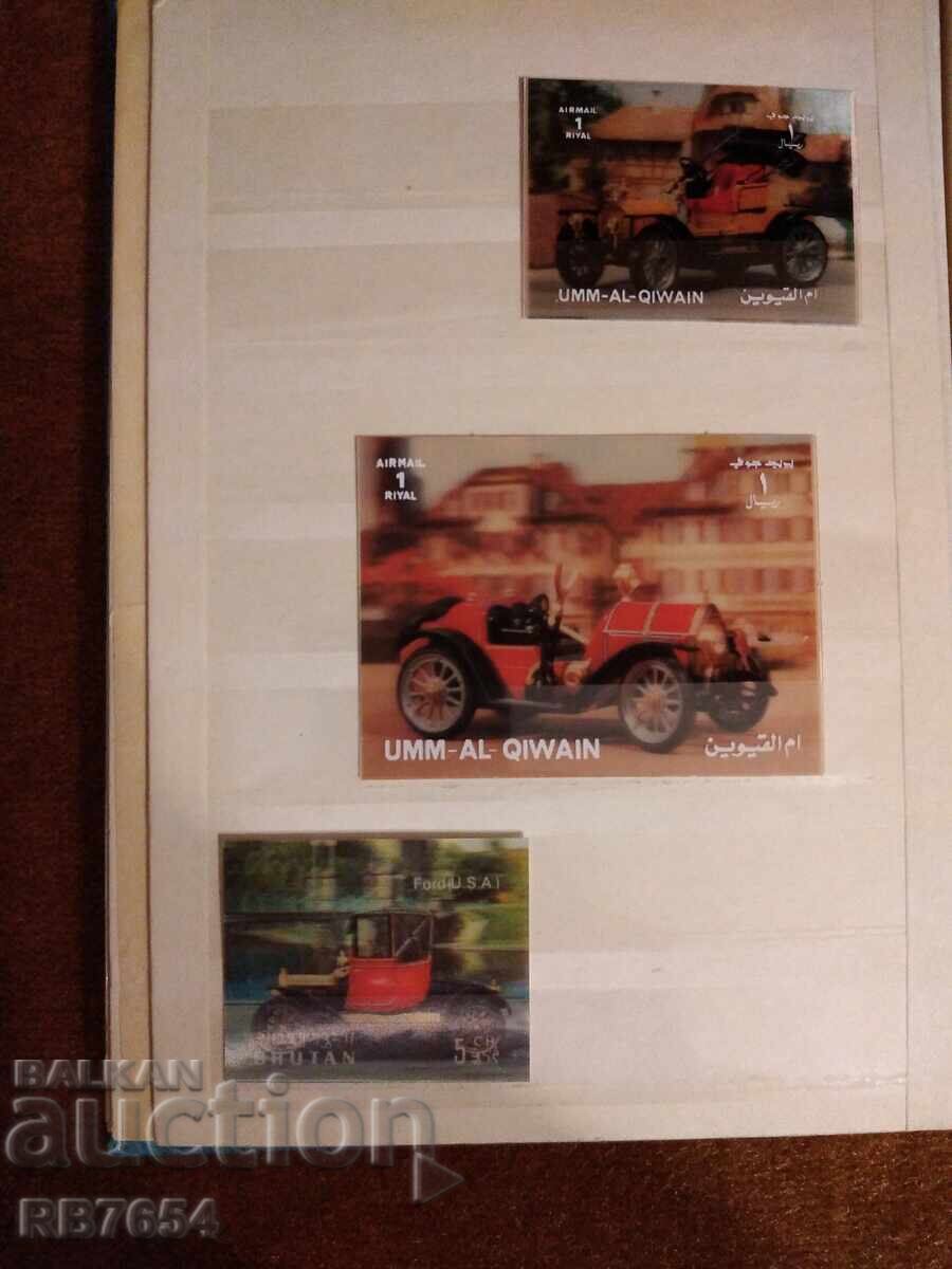 Timbre stereo 3D - Mașini retro