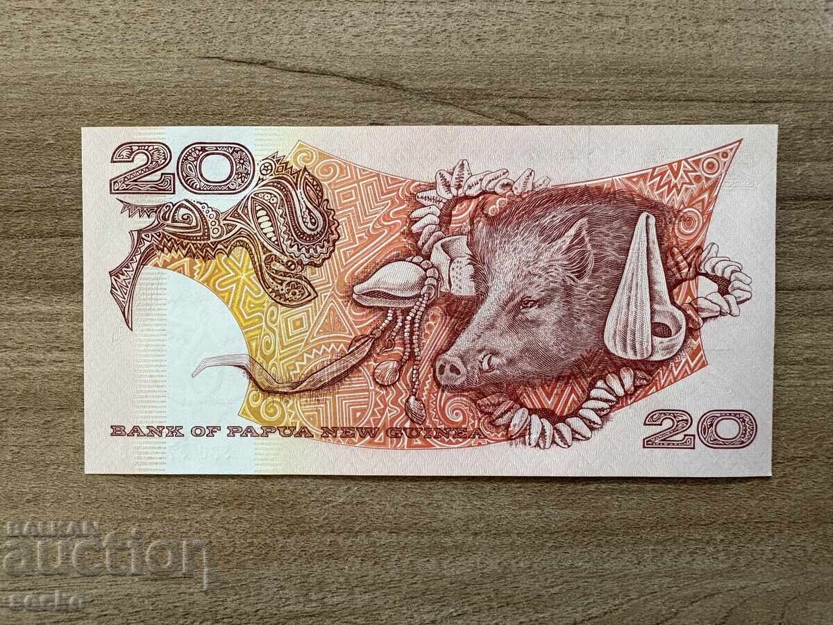 Papua Noua Guinee - 20 kina (1989), UNC cu preț € 7.67 | 15.00 BGN