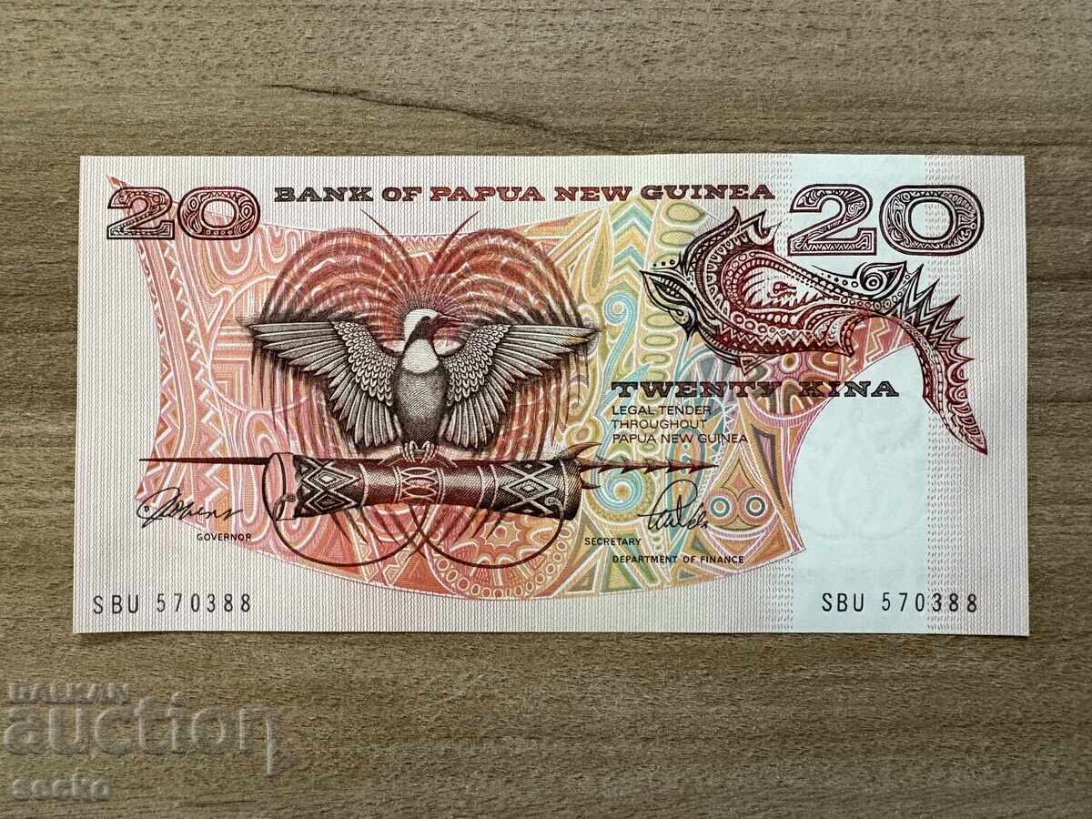 Papua Noua Guinee - 20 kina (1989), UNC