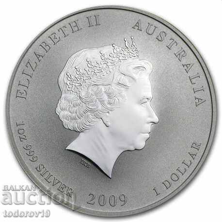 Сребро 1 oz Годината на Вола 2009 с цена € 175.99 | 344.21 лв.