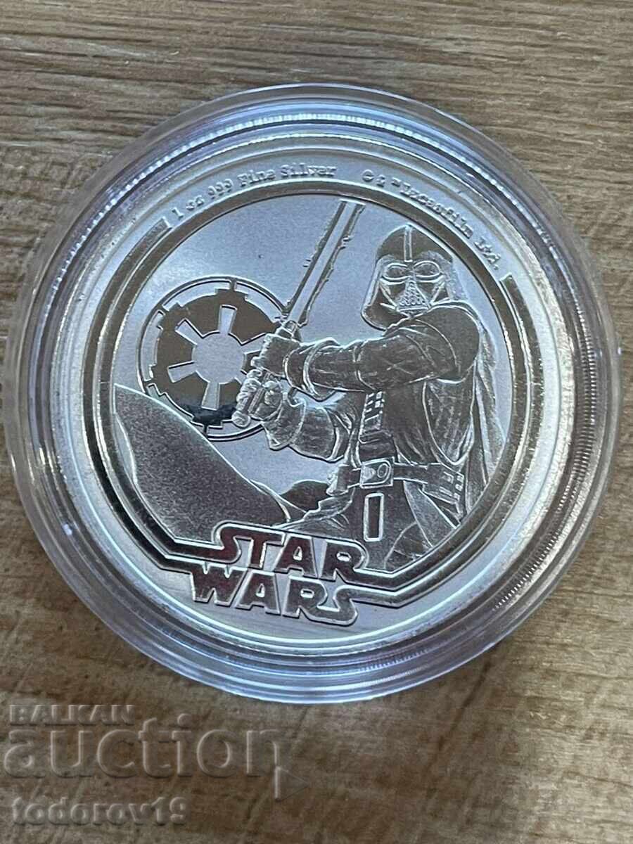 Auction  Silver 1 oz Darth Vader 2026 - Niue Island