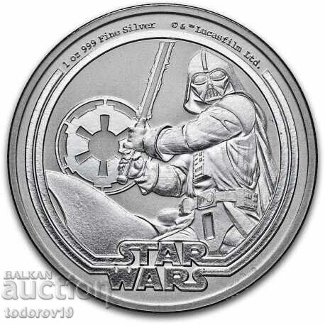 Silver 1 oz Darth Vader 2026 - Niue Island
