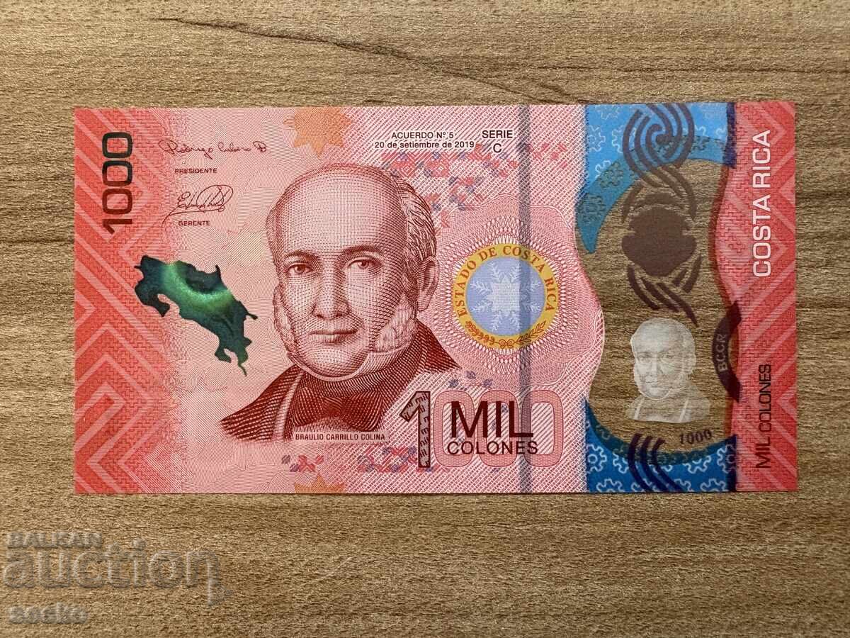 Коста Рика - 1000 колона (2019),  UNC
