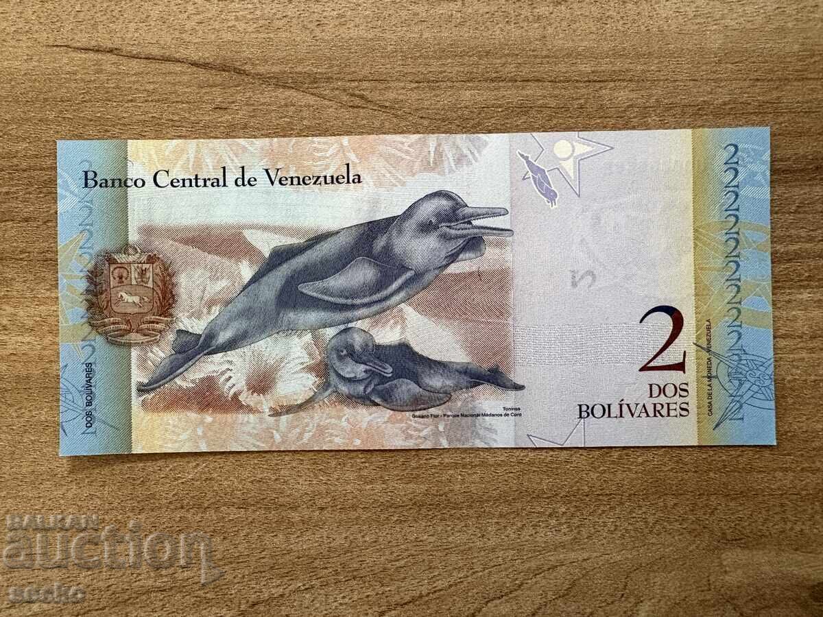 Venezuela - 2 bolivari (2013) UNC cu preț € 1.10 | 2.15 BGN
