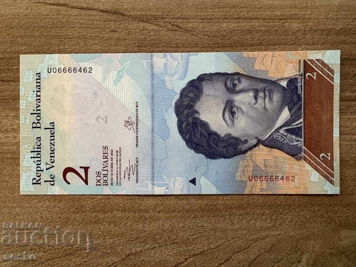 Venezuela - 2 bolivari (2013) UNC