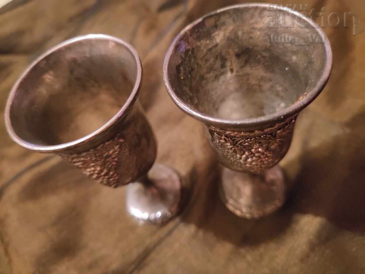 Παράδοση Παλιά επάργυρα κηροπήγια BZC από 0.01 cent