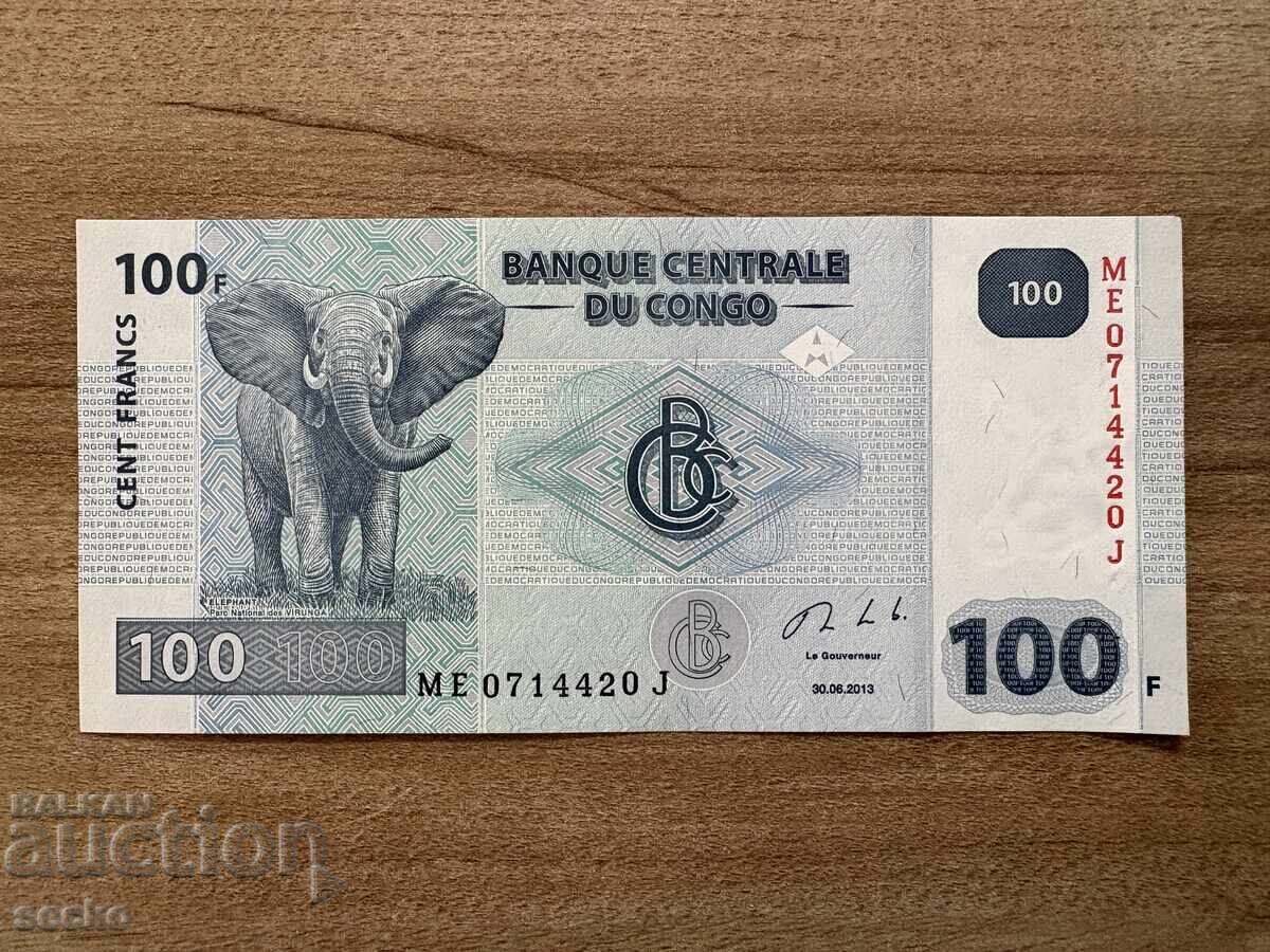 Congo - 100 franci (2013) UNC