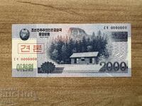RPDC - 2000 won (2008) UNC, Specimen
