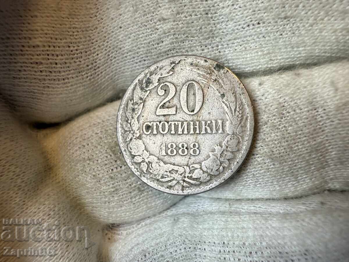 Regatul Bulgariei 10 stotinki 1888