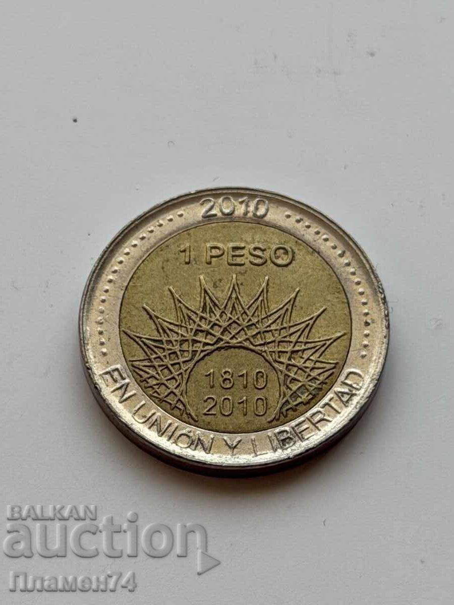 1 peso 2010 Argentina Pucará de Tilcara 1 peso 2010 Argentina Pucará de Tilcara