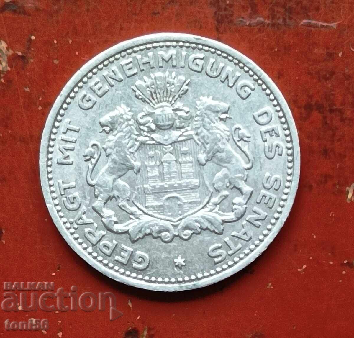 Germany 5/100 Mark issued by Bank of Hamburg 1923 with price € 11.00 | 21.51 BGN
