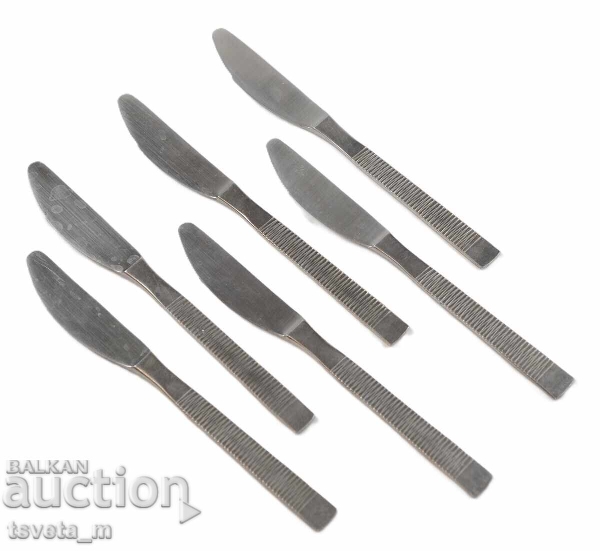 Παράδοση Μαχαιροπίρουνα μαχαίρια 6 τεμ. - ΕΣΣΔ σοσιαλιστικά