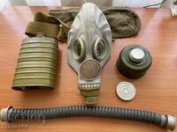 Mască de gaze bulgărească rară ȘM-41M, set complet