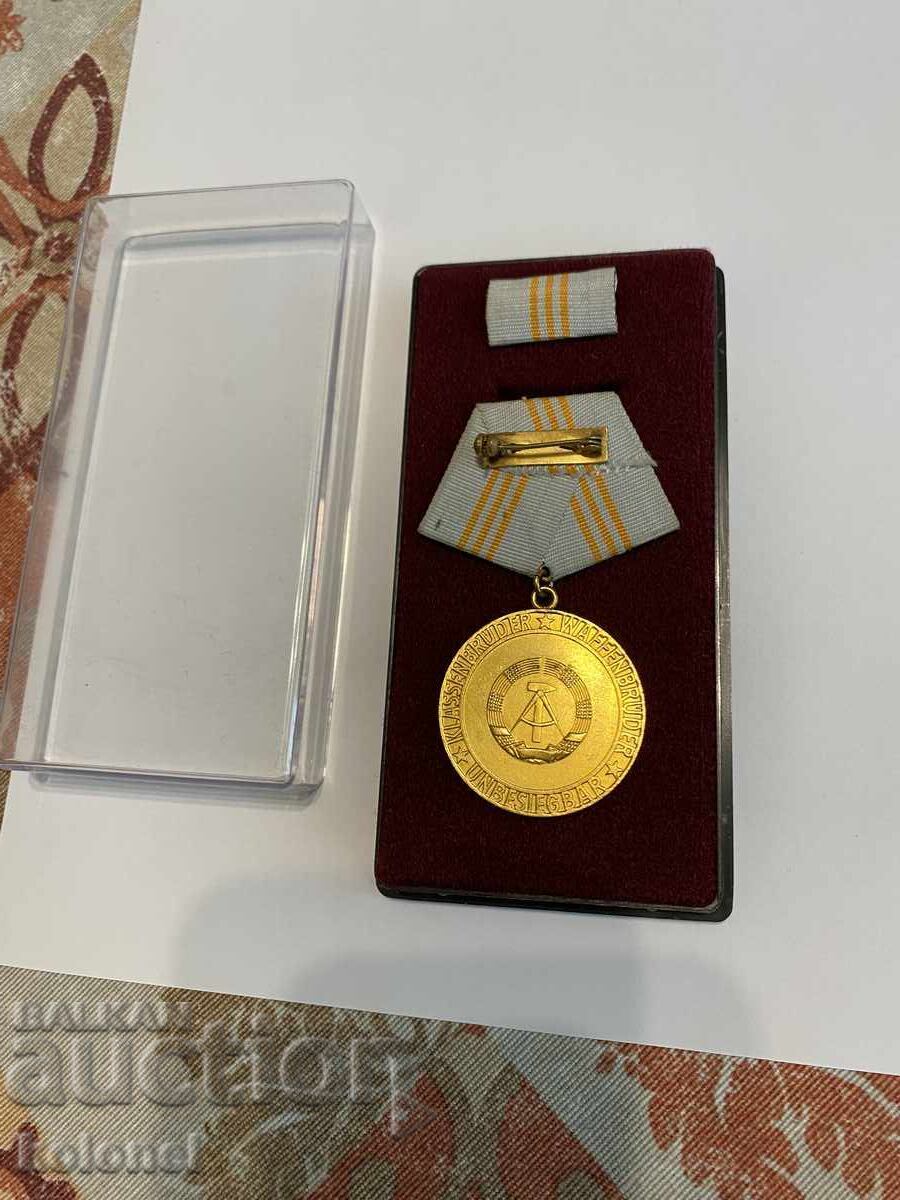 Medal "For Strengthening Brotherhood in Arms" - 1st class GDR with price € 40.00 | 78.23 BGN