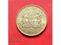 Кения-5 цента 1989