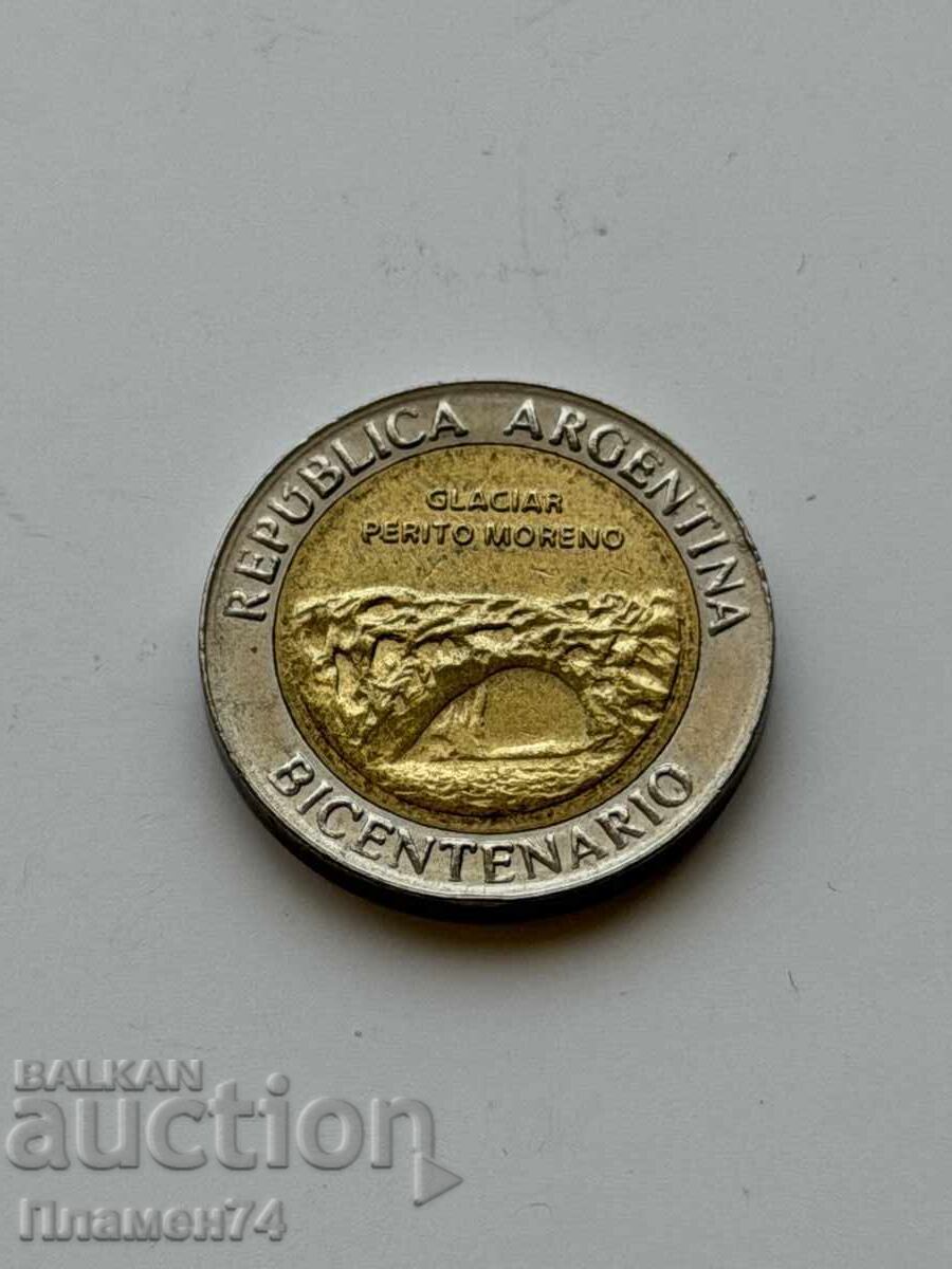 1 peso 2010 Argentina Ghețarul Perito Moreno cu preț € 2.50 | 4.89 BGN