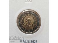 2026 - Italia - 2 euro - Sf. Francisc din Assisi